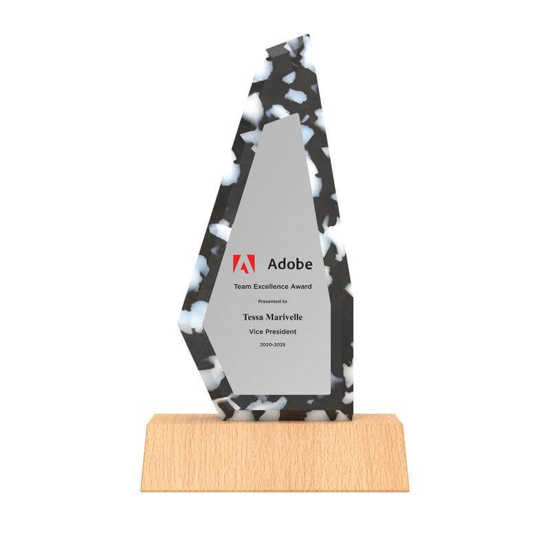 ROLLE - eco-neutral® Waste-to-Wins® FSC Beech Recycled Plastic Award - Image 2