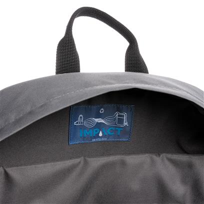 Impact AWARE™ RPET Basic 15.6" Laptop Backpack - Grey - Image 4