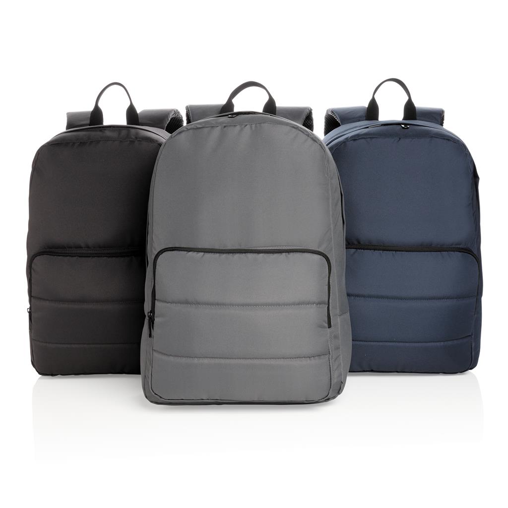 Impact AWARE™ RPET Basic 15.6" Laptop Backpack - Navy Blue - Image 7