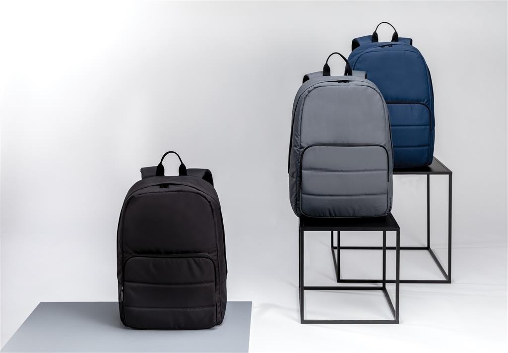 Impact AWARE™ RPET Basic 15.6" Laptop Backpack - Navy Blue - Image 8